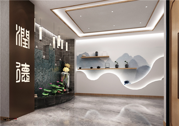 銀川潤德展廳設(shè)計|結(jié)合現(xiàn)代時尚與輕奢元素打造一間清幽靜謐的空間_PY