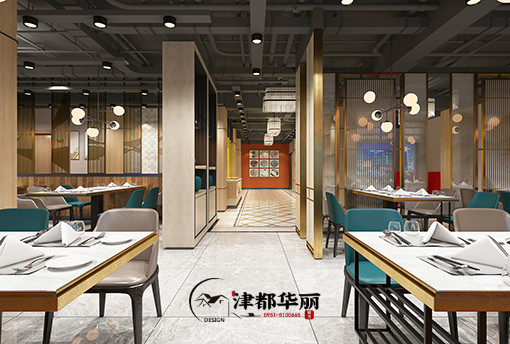 銀川新中式火鍋店裝修案例_nxjdhl|銀川火鍋店裝修設計公司_PY