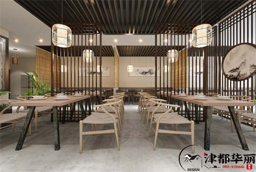 銀川迎吉川菜館設計方案鑒賞|銀川川菜館設計裝修公司推薦