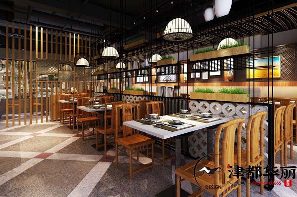 銀川東北餃子館餐廳設計方案鑒賞|銀川餐廳設計裝修公司推薦
