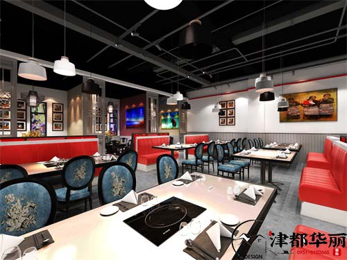 銀川喀拉卡爾餐廳設計裝修方案鑒賞|銀川餐廳設計裝修公司推薦