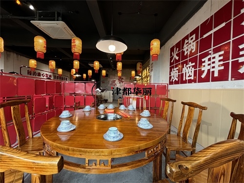銀川裝修公司|銀川敏月火鍋店設(shè)計裝修項目落地實拍