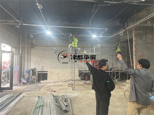 銀川芯沐餐廳裝修施工工藝指導現(xiàn)場|銀川餐廳裝修公司